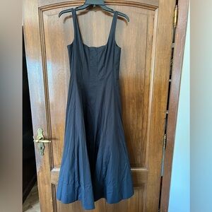STAUD Wells Black Maxi Dress